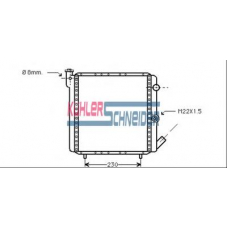 0907801 KUHLER SCHNEIDER Радиатор, охлаждение двигател