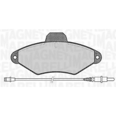 363916060198 MAGNETI MARELLI Комплект тормозных колодок, дисковый тормоз