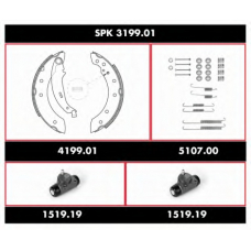 SPK 3199.01 ROADHOUSE Комплект тормозов, барабанный тормозной механизм