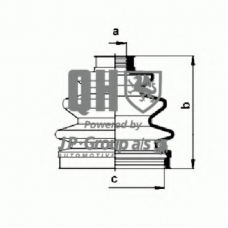 4043600119 Jp Group Комплект пылника, приводной вал