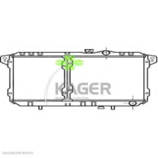 31-2299 KAGER Радиатор, охлаждение двигателя