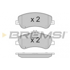 BP3385 BREMSI Комплект тормозных колодок, дисковый тормоз