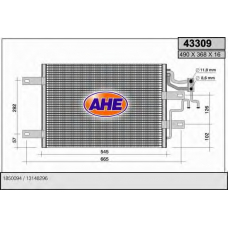 43309 AHE Конденсатор, кондиционер