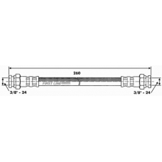 FBH6210 FIRST LINE Тормозной шланг