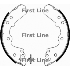 FBS038 FIRST LINE Комплект тормозных колодок