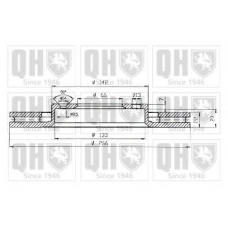 BDC5240 QUINTON HAZELL Тормозной диск