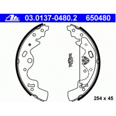 03.0137-0480.2 ATE Комплект тормозных колодок