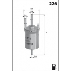 ELE6113 MECAFILTER Топливный фильтр