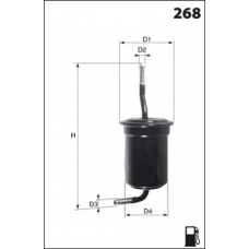 ELE3587 MECAFILTER Топливный фильтр