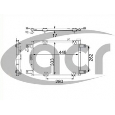 300654 ACR Конденсатор, кондиционер