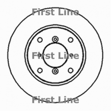 FBD546 FIRST LINE Тормозной диск