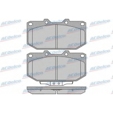 AC0581049D AC Delco Комплект тормозных колодок, дисковый тормоз