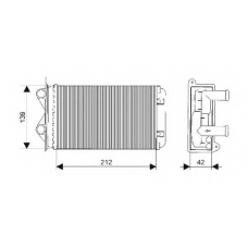 QHR2090 QUINTON HAZELL Теплообменник, отопление салона