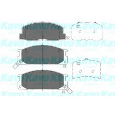 KBP-9084 KAVO PARTS Комплект тормозных колодок, дисковый тормоз