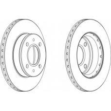 DDF1301-1 FERODO Тормозной диск