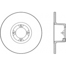 BDR1060.10 OPEN PARTS Тормозной диск