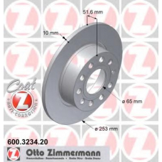 600.3234.20 ZIMMERMANN Тормозной диск