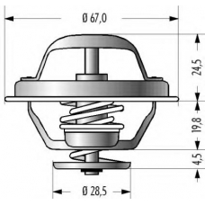 QTH212K QUINTON HAZELL Термостат, охлаждающая жидкость