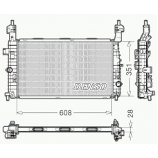 DRM20091 DENSO Радиатор, охлаждение двигателя