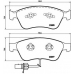 P 85 087 BREMBO Комплект тормозных колодок, дисковый тормоз