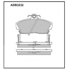 ADB3232 Allied Nippon Тормозные колодки