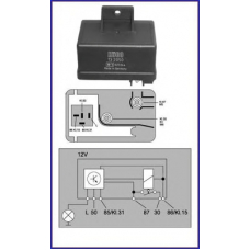 132050 HITACHI Реле, система накаливания