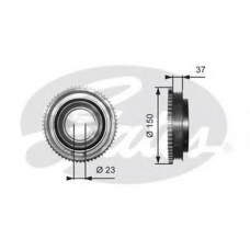 TVD1053 GATES Ременный шкив, коленчатый вал