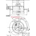 10276 E METZGER Тормозной диск