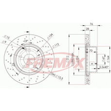 BD-3054 FREMAX Тормозной диск