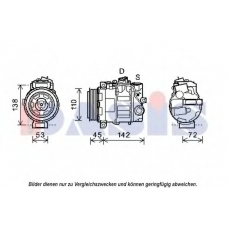 852591N AKS DASIS Компрессор, кондиционер