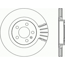 BDR1666.20 OPEN PARTS Тормозной диск