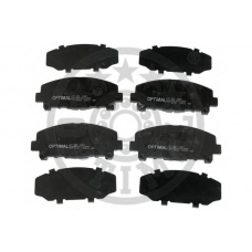 12367 OPTIMAL Комплект тормозных колодок, дисковый тормоз