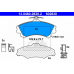 13.0460-2830.2 ATE Комплект тормозных колодок, дисковый тормоз