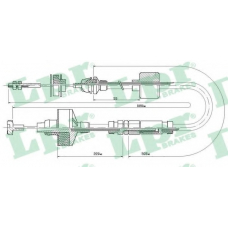 C0309C LPR Трос, управление сцеплением