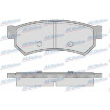 AC0581564D AC Delco Комплект тормозных колодок, дисковый тормоз