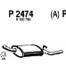 P2474 FENNO Глушитель выхлопных газов конечный