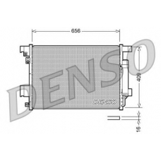 DCN21001 DENSO Конденсатор, кондиционер