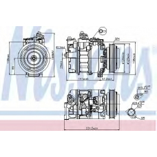 89231 NISSENS Компрессор, кондиционер