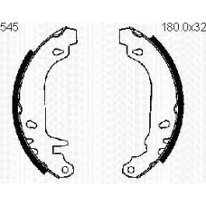 8100 10545 TRIDON Brake shoes