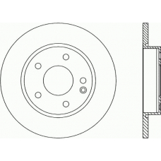 BDR1699.10 OPEN PARTS Тормозной диск