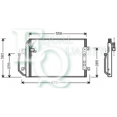 CO0272 EQUAL QUALITY Конденсатор, кондиционер