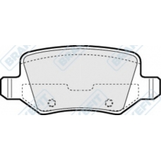 PD3151 APEC Комплект тормозных колодок, дисковый тормоз