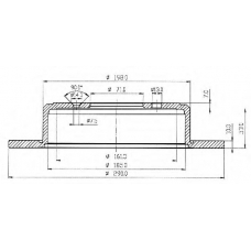 BDC4663 QUINTON HAZELL Тормозной диск