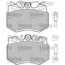 540478 VALEO Комплект тормозных колодок, дисковый тормоз