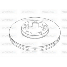 NSA1190.20 WOKING Тормозной диск