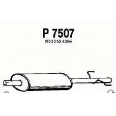 P7507 FENNO Средний глушитель выхлопных газов
