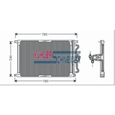 5320361 KUHLER SCHNEIDER Конденсатор, кондиционер