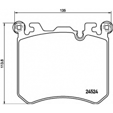 8DB 355 020-431 HELLA Комплект тормозных колодок, дисковый тормоз