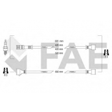 83580 FAE Комплект проводов зажигания
