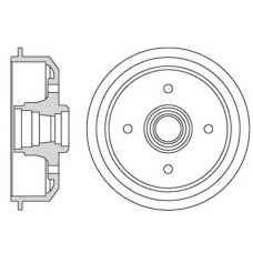 VBD606 MOTAQUIP Тормозной барабан